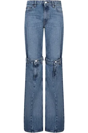 COPERNI Straight Jeans, female, , S, Denim Wide Leg Jeans
