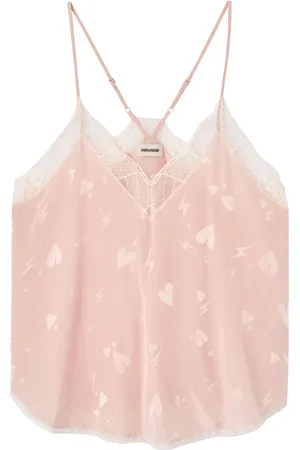 Zadig & Voltaire Sleeveless Tops, female, , M, Heart Flash Top Christy Jac