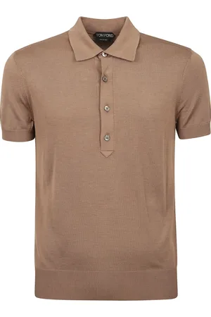 Tom Ford Polo Shirts, male, , M, Short Sleeve Polo Knitwear