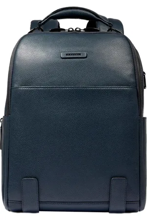 Piquadro Backpacks, unisex, , ONE SIZE, Leather Backpack with Laptop Compartment