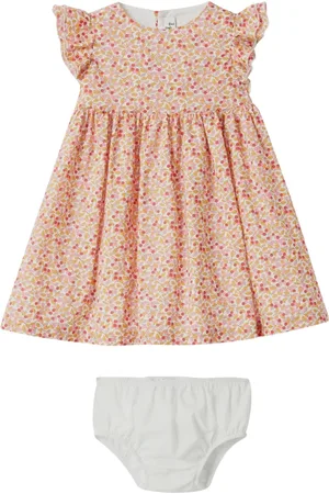 Il gufo Sets, female, , 9 M, Short Sleeve Baby Dress