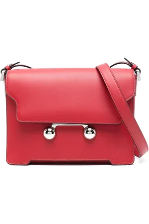 Marni Shoulder Bags, female, , ONE SIZE, Trunkaroo Foldover Top Medium Shoulder Bag