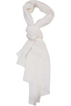 ELEVENTY Cashmere Silk Wool Scarf Contrast