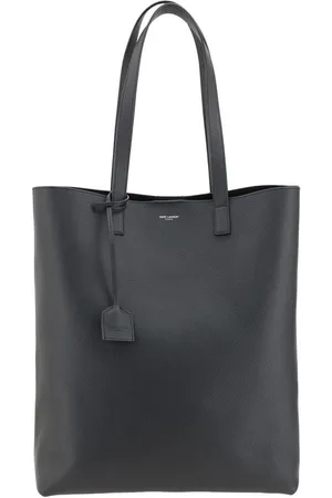 Saint Laurent Grained Leather Tote Bag