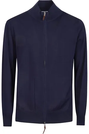 BALLANTYNE Cardigans, male, , M, Stylish Zip Cardigan