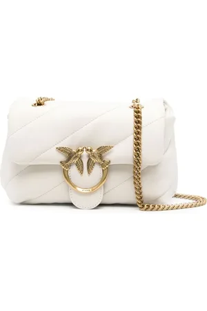 Pinko Shoulder Bags, female, , ONE SIZE, Antique Gold Love Puff Mini Bag