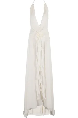 BLUMARINE Maxi Dresses, female, , 2XS, Elegant Georgette Dress for Women