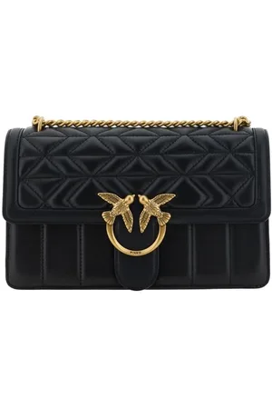Pinko Shoulder Bags, female, , ONE SIZE, Love Shoulder Bag with Birds Buckle