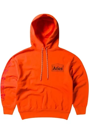 ARIES Hoodies, male, , M, Jersey Column Hoodie with Sleeve Graphic