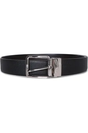 CANALI Belts, male, , 115 CM, Grained Leather Belt