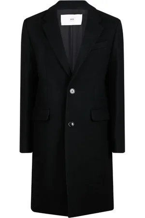 Ami Single-Breasted Coats, male, , L, Single Breasted Wool Coat