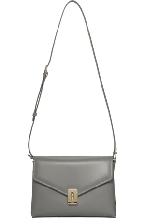 Furla Grey Meridiana Shoulder Bag