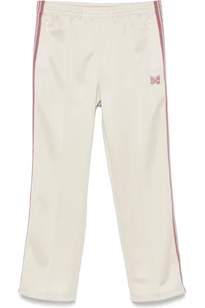 Pins & Needles Straight Trousers, male, , XL, Elasticated Waistband Trousers with Side Stripes