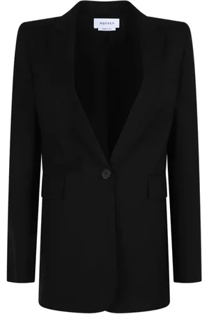 Alexander McQueen Blazers, female, , M, Voluminous Shoulders Blazer
