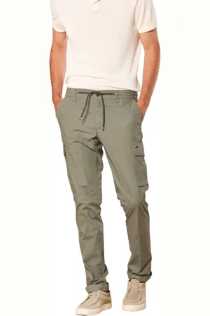 Masons Extra Slim Fit Cargo Trousers in Parachute Fabric