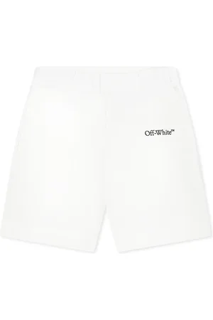 OFF-WHITE Sporty Cotton Shorts with Logo