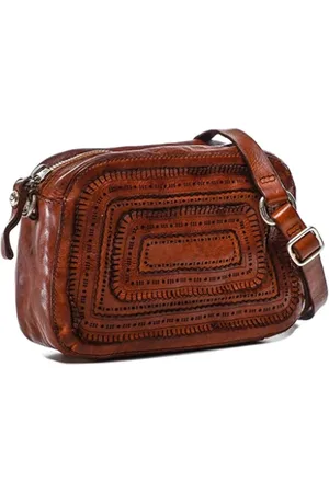 Campomaggi Cross Body Bags, female, , ONE SIZE, Leather Shoulder Bag with Ruffles