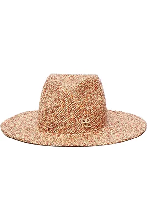 Ruslan Baginskiy Hats, female, , S, Wide Brim Straw Hat Red
