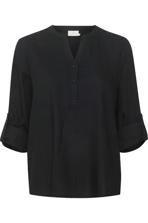 Kaffe Blouses, female, , 2XL, Simple Blouse with V-Neck