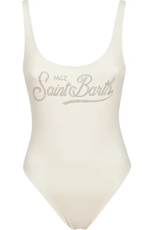 MC2 SAINT BARTH One-piece, female, , S, Front Print Logo Detail Swimsuit