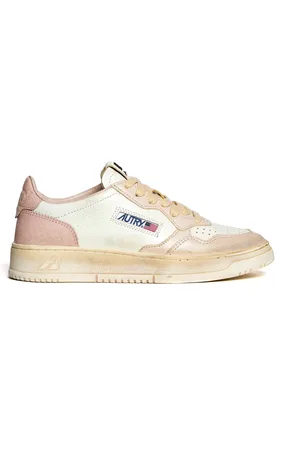 Autry Sneakers, female, , 3 UK, Chic White Pink Gray Trainers