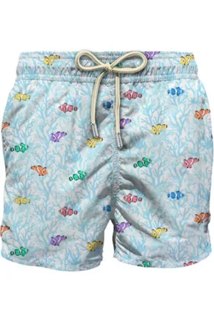 MC2 SAINT BARTH Beachwear, male, , L, Blue Sea Clothing for Men