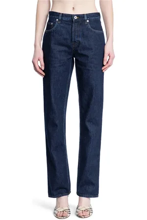 Burberry Straight Jeans, female, , W27, Indigo Denim Equestrian Knight Jeans
