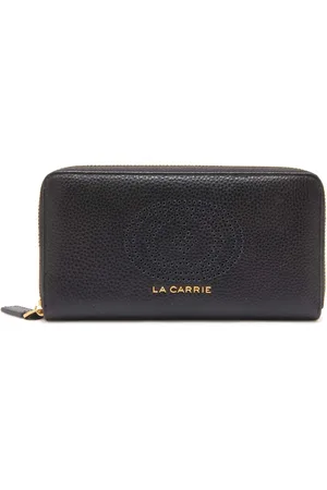 La Carrie Wallets & Cardholders, female, , ONE SIZE, Drilled Logo Big Wallet Tumbled Leather