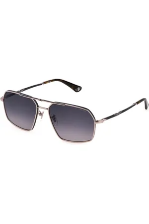 Police Sunglasses, unisex, , 58 MM, Classic Sunglasses Silver Frame Grey Lenses