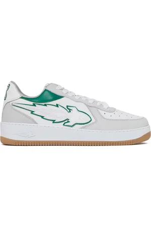 ENTERPRISE JAPAN Sneakers, male, , 7 UK, Rocket Green Trainers Leather Suede