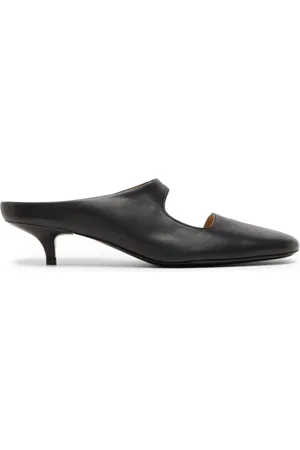 MARSÈLL Smooth Glossy Leather Sabot
