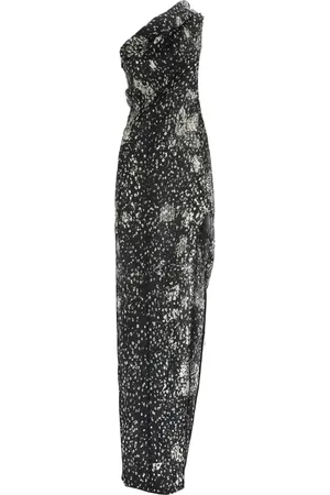 Rick Owens Gowns, female, , M, One-Shoulder Dress with Vents