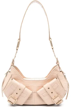 BIASIA Beige/Gold Shoulder Bag
