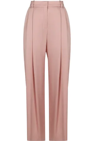Nina Ricci Satin Trousers with Side Pockets