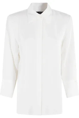 SEVENTY BY SERGIO TEGON Shirts, female, , M, Cream Crêpe Viscose Shirt