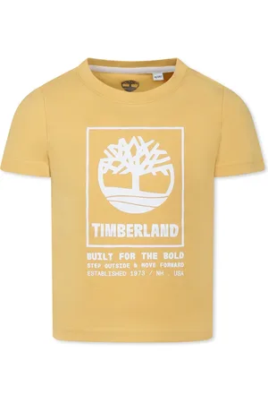 Timberland T-Shirts, unisex, , 10 Y, Tree Print Cotton T-Shirt