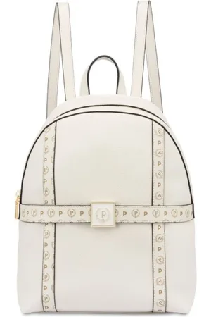 Pollini Backpacks, female, , ONE SIZE, Geometric Mini Backpack Ivory Heritage Print