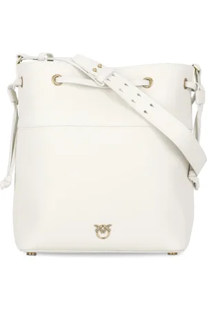 Pinko Bucket Bags, female, , ONE SIZE, leather shoulder bag with drawstrings