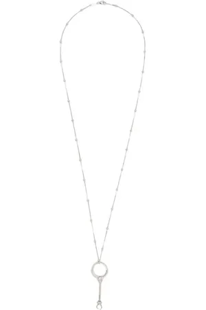 Panconesi Necklaces, female, , ONE SIZE, Silver Charm Holder Necklace Pendant