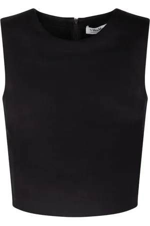 Max Mara Sleeveless Tops, female, , S, Timeless Crop Top