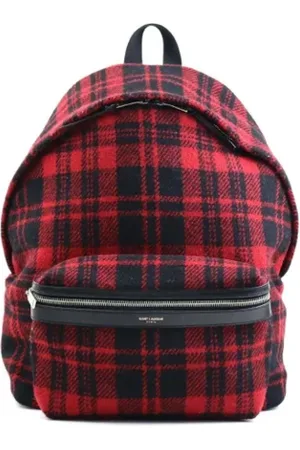Saint Laurent Pre-owned Backpacks, female, , ONE SIZE, Pre-owned Wool backpacks