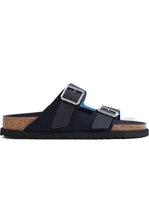 Birkenstock Sliders, male, , 9 UK, Leather Sandals for Men
