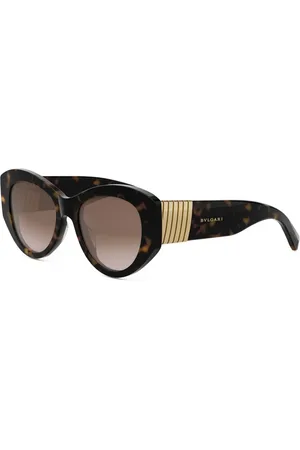 Bvlgari Tubogas Oval Sunglasses Gradient