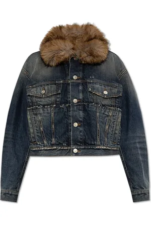 Balenciaga Denim Jackets, female, , L, Denim jacket with vintage effect