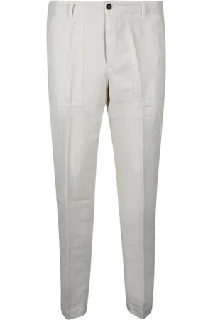 Briglia 1949 Suit Trousers, male, , S, Casual Linen Cotton Trousers