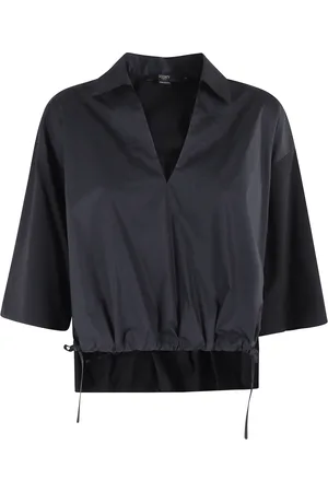SEVENTY BY SERGIO TEGON Shirts, female, , S, Drawstring Blouse with V-Neck