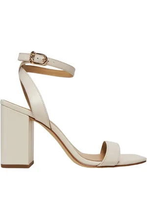 Michael Kors High Heel Sandals, female, , 6 UK, Elegant Leather Sandal with Wide Heel
