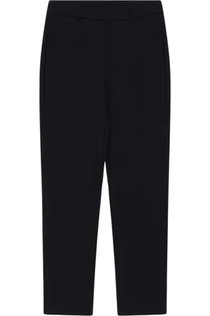 Max Mara Straight Leg Viscose Trousers with Milano Stitching