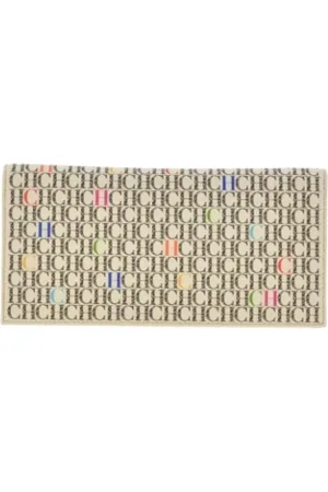 Carolina Herrera Colorful Traveller Wallet with Button Closure