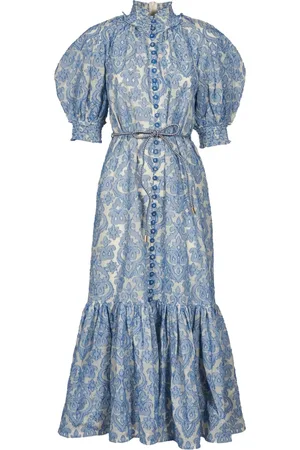 ZIMMERMANN Lantern Midi Dress